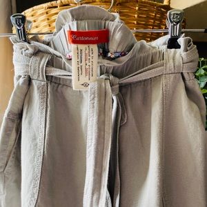 Anthropologie Paper Bag Trouser Cinched XS